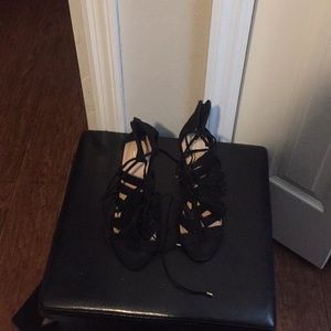 Black Sandler heels